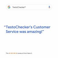 Testochecker's customer service was amazing.
