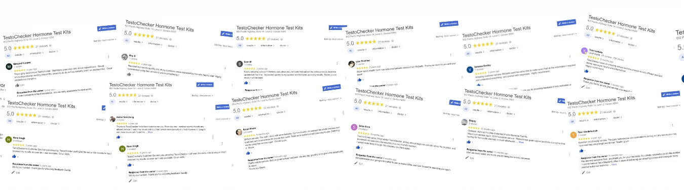 Verified Google Reviews for TestoChecker..