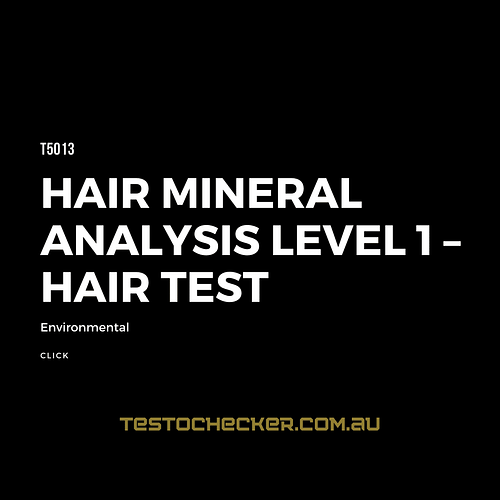 Hair Mineral Analysis Level 1